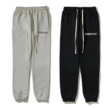 Kanye West Sunday Service Pant Fog Double Line Drawstring Velvet Sweatpants