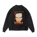 Marilyn Manson Sweatshirt Vintage Sweater Long Sleeve Men and Women