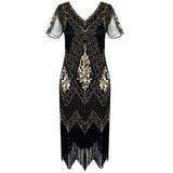 1920S Dress Sequins Dress Vintage Party Tassel Dress