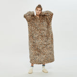 Hoodies Blankets Lazy Blanket Pullover Sweater Thickened Lengthened Fleece Lined Warm Berber Fleece Double Layer