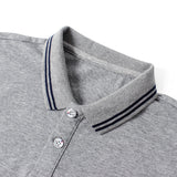 Children T Shrits Summer Boys' Lapel Short Cotton Short Sleeve
