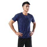 Sweat Wicking Shirt Summer T-shirt Quick Drying Clothes Sports Short Sleeve Men