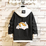 Comic Denim Jacket Anime Cowboy Coat Clothes