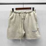 Fog Fear of God Essentials Shorts Double-Line Velvet Shorts Reflective Drawstring Shorts
