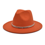 Mens Kentucky Derby Hats Spring and Autumn Men's Outdoor Fedora Hat Panama Felt Hat