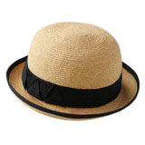 Top Hat Papyrus Dome Sun Hat Female Outdoor Sun-Proof Straw Hat