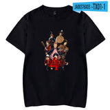 Hellfire Club Shirt Stranger Things Loose round Neck Short Sleeve T-shirt