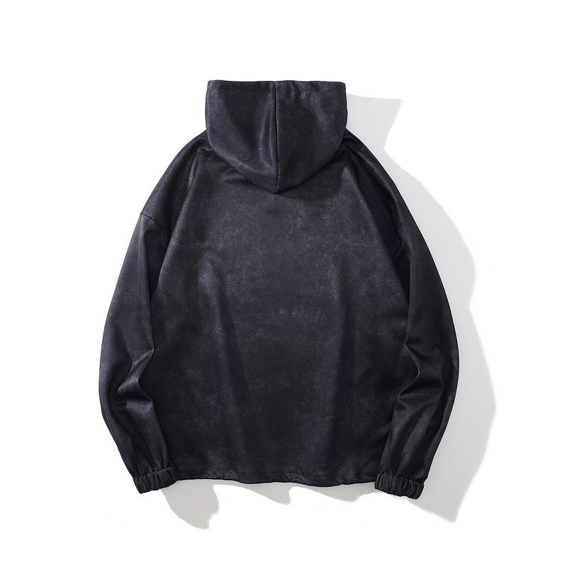 Mens Fall Outfits Dark Angel Vintage Distressed Hooded Sweater Vintage Hoodie Men and Women