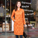 Women Winter Coats Puffer Jacket Down Coat Lightweight Down Jacket Female Stand Collar White Duck Down Coat