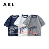 Children T Shrits Children T-shirt Summer Boy's Short-Sleeved T-shirt