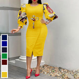 Nina Parker plus Size Dresses plus Size Temperament Dress