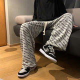 Men Pants Vintage Casual Trousers Sweatpants Men