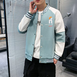 Corduroy Varsity Jacket Overalls Men's Autumn Baseball Uniform Spring and Autumn Sports Corduroy Autumn Wear Jacket