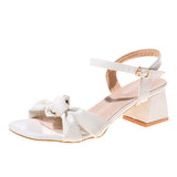 Nude Block Heel Peep Toe Sandals