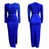 Nina Parker plus Size Dresses plus Size Mesh Stitching Formal Dress Dress