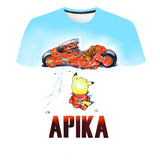Men and Women Pokemon Pikachu T Shirt 3D Digital Printing Short Sleeve