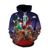 Grinch Hoodie 3D Printed Hoodie Sweater Christmas Casual