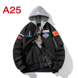 NASA Varsity Jacket Casual Jacket Men's and Women's Embroidered Loose Flight Jacket