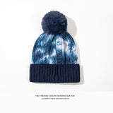 Toboggan Hat Woolen Cap Winter Earflaps Thermal Knitting