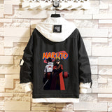 Comic Denim Jacket Men's and Women's Tops