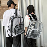 Clear Backpack Transparent Bag PVC Backpack