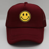 Smiley Face Cap Sponge Smiley Face Simple Casquette