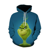 Grinch Hoodie 3D Printing Stylish Casual Hoodie