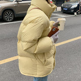 Women Winter Coats Puffer Jacket Down Coat Short Down Jacket Female Thickened Puffer Jacket Coat Winter Warm
