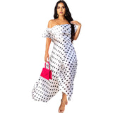 Nina Parker plus Size Dresses Beach Chiffon Dress Irregular Hem