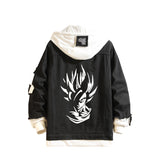 Comic Denim Jacket Autumn and Winter Casual Loose Jacket Clothes