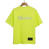 We11 Done T Shirts Reflective Printing Oversize Loose Couple