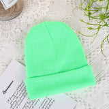 Men Winter Hats Solid Color Women's Autumn and Winter Hat