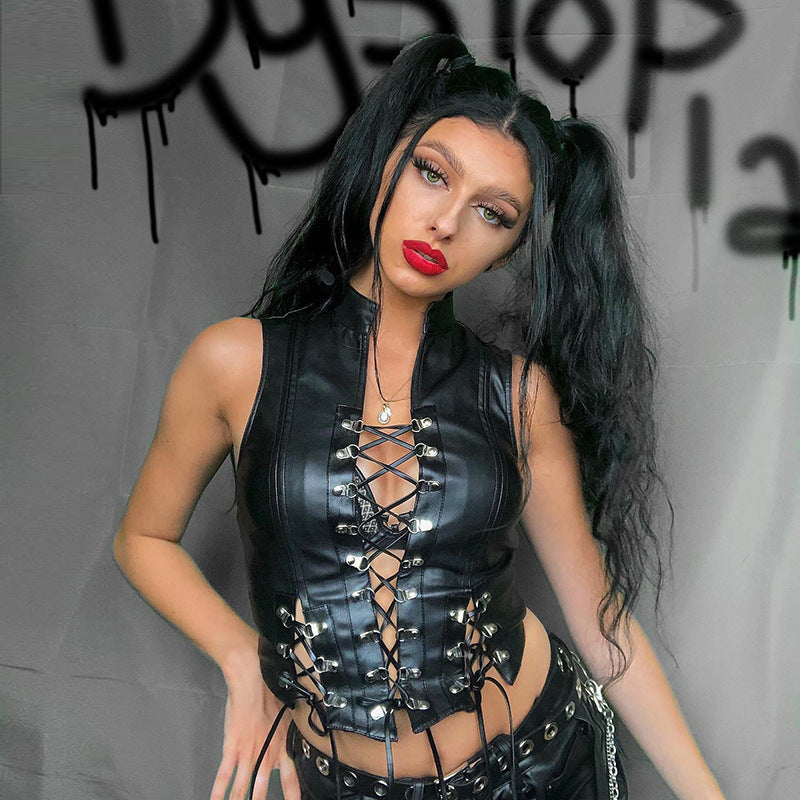 Music Festivals Rave Outfits Girls Tops Summer Women's Fashion Slim Vest for Women