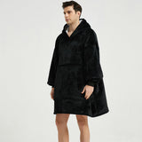 Hoodies Blankets Hooded Lazy Blanket plus Size Home Leisure