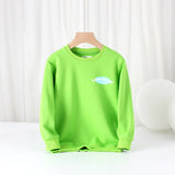 Children Boy Hoodie Spring and Autumn Children Long-Sleeved Sweater Top T Boy Terry