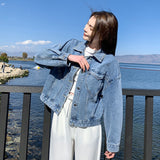 Baggy Jacket Women's Fashionable Loose Denim Jacket