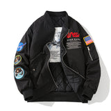 NASA Varsity Jacket Casual Street Fashion Jacket Men's Jacket Loose Embroidered Baseball Uniform