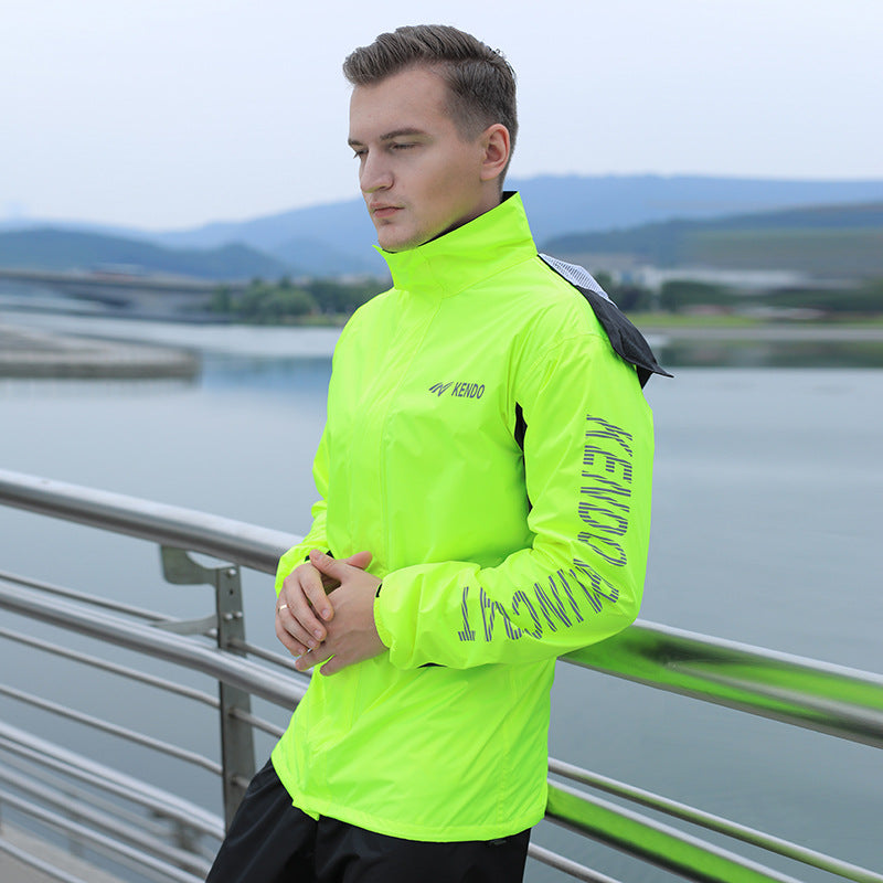 Vegeta Green Jacket Raincoat Rain Pants Suit Motorcycle Outdoor Riding Men's Lightweight Full Body Waterproof