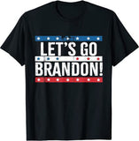 Let'S Go Brandon T Shirt Summer Round Neck Short Sleeve T-Shirt