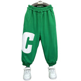 Toddler Boys Pants Boys' Spring and Autumn Sweatpants Sports Casual Thin