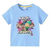 Fgteev T Shirt Children's Summer Short Sleeve Solid Color Half Sleeve Thin T-shirt Top