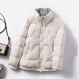 Women Winter Coats Puffer Jacket Down Coat White Duck Down Jacket Women's Winter Medium Thick Short Slim Jacket
