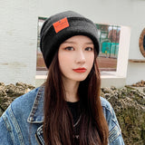 Women Winter Hats Autumn and Winter Women's Fashionable Stylish Earmuffs Fleece-Lined