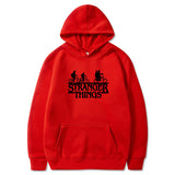 Stranger Things Hoodie Autumn and Winter Velvet Sport Hoodie Sweater Men