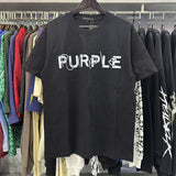 Purple Brand T Shirts Loose Casual Short Sleeve T-shirt