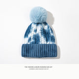 Toboggan Hat Woolen Cap Winter Earflaps Thermal Knitting