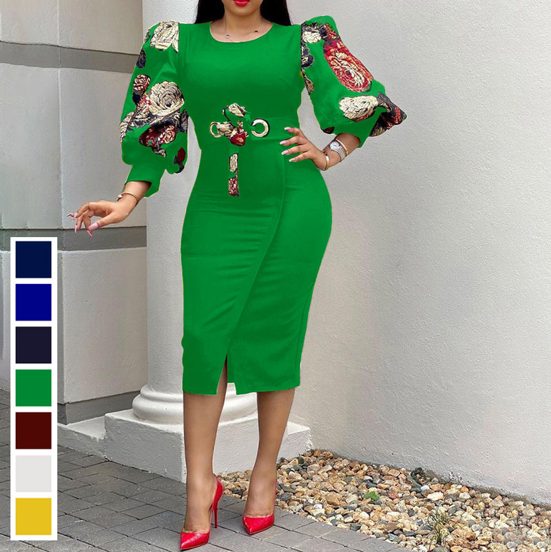 Nina Parker plus Size Dresses plus Size Temperament Dress