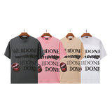We11 Done T Shirts Classic Letter Print Loose Large Size Men and Women Same Style