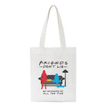 Stranger Things Hellfire Club Handbag Stranger Things Printed Creative One-Shoulder Student Handheld Shopping Bag