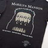 Marilyn Manson T Shirt Pines Vintage Loose Men's and Women's T-shirt